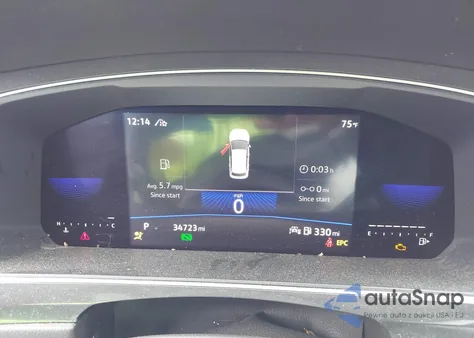 2022 Volkswagen Tiguan Se z USA, uszkodzony, nr VIN 3VV2B7AX2NM174360